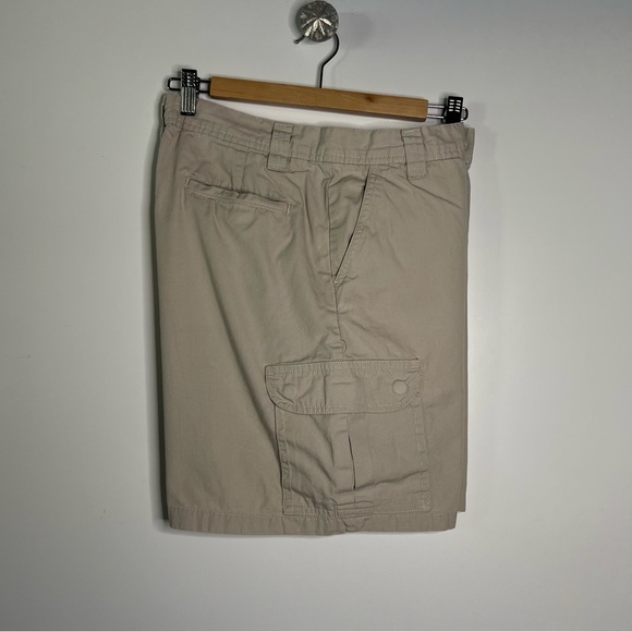 CALVIN KLEIN CARGO SHORTS FOR WOMEN’S BEIGE - Picture 9 of 14